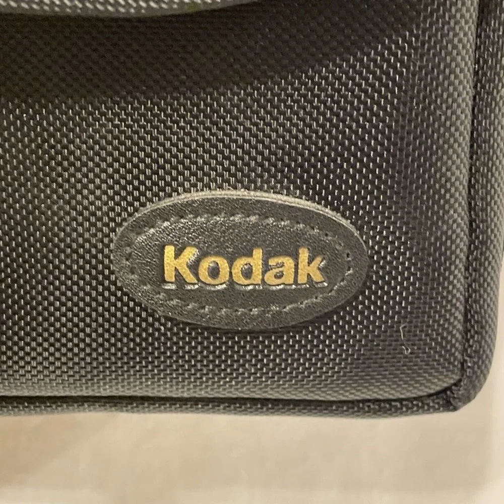 Kodak Black Nylon Camera Case with Adjustable Shoulder Strap - 9x6 inches